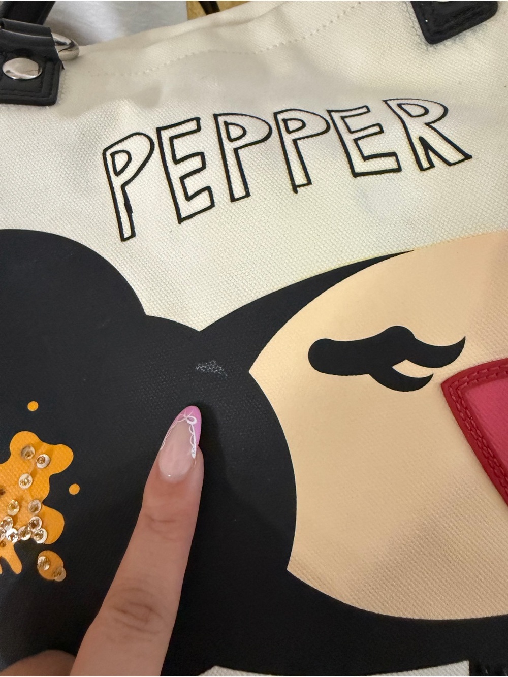Coach Pepper Graphic Canvas Tote - Picture 11 of 14